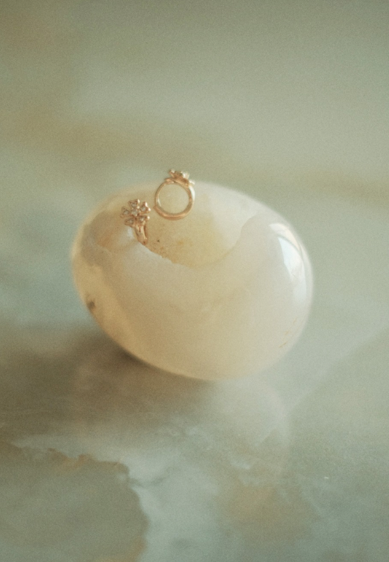 cherry blossom · tiny hoops