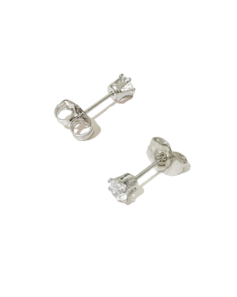 deux studs · silver