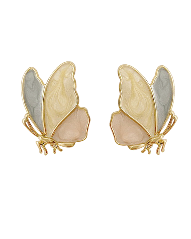 pastel papillon studs · multi-way