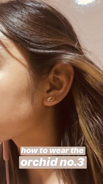 the orchid no.3 studs