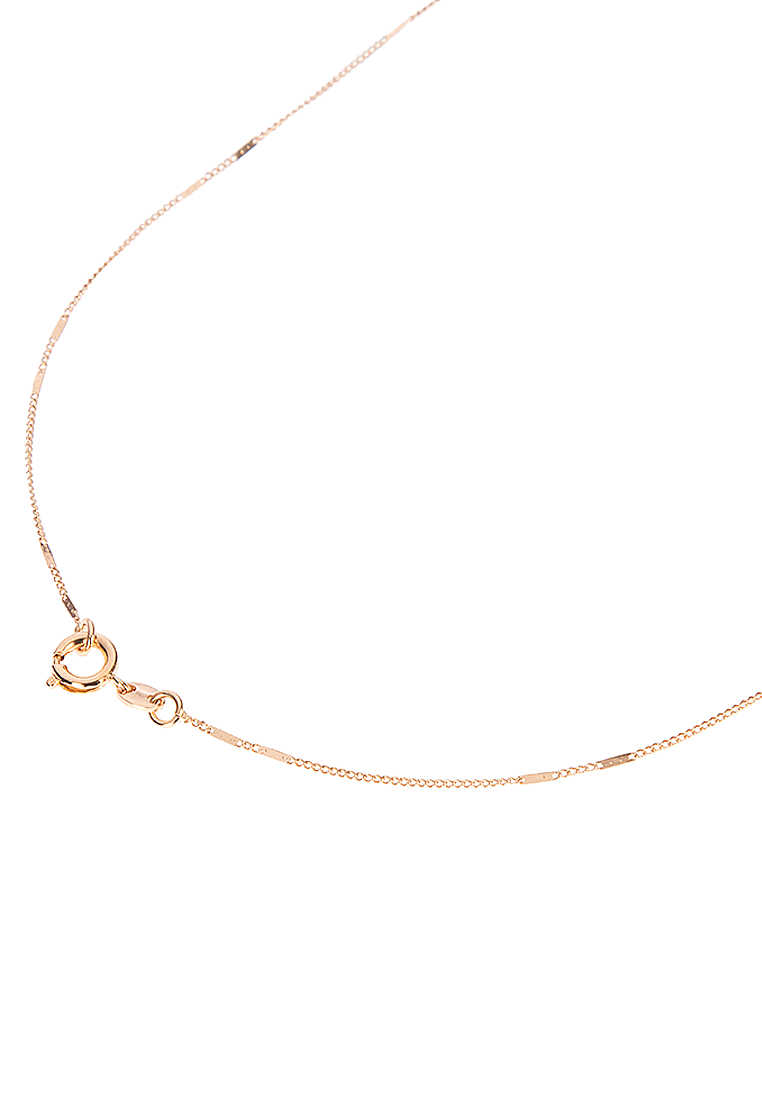 tiny illusion-cut invisible necklace