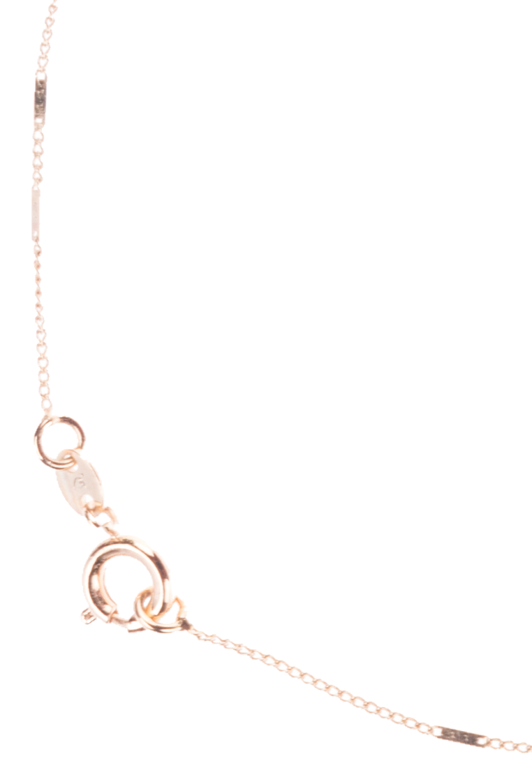 tiny illusion-cut invisible necklace