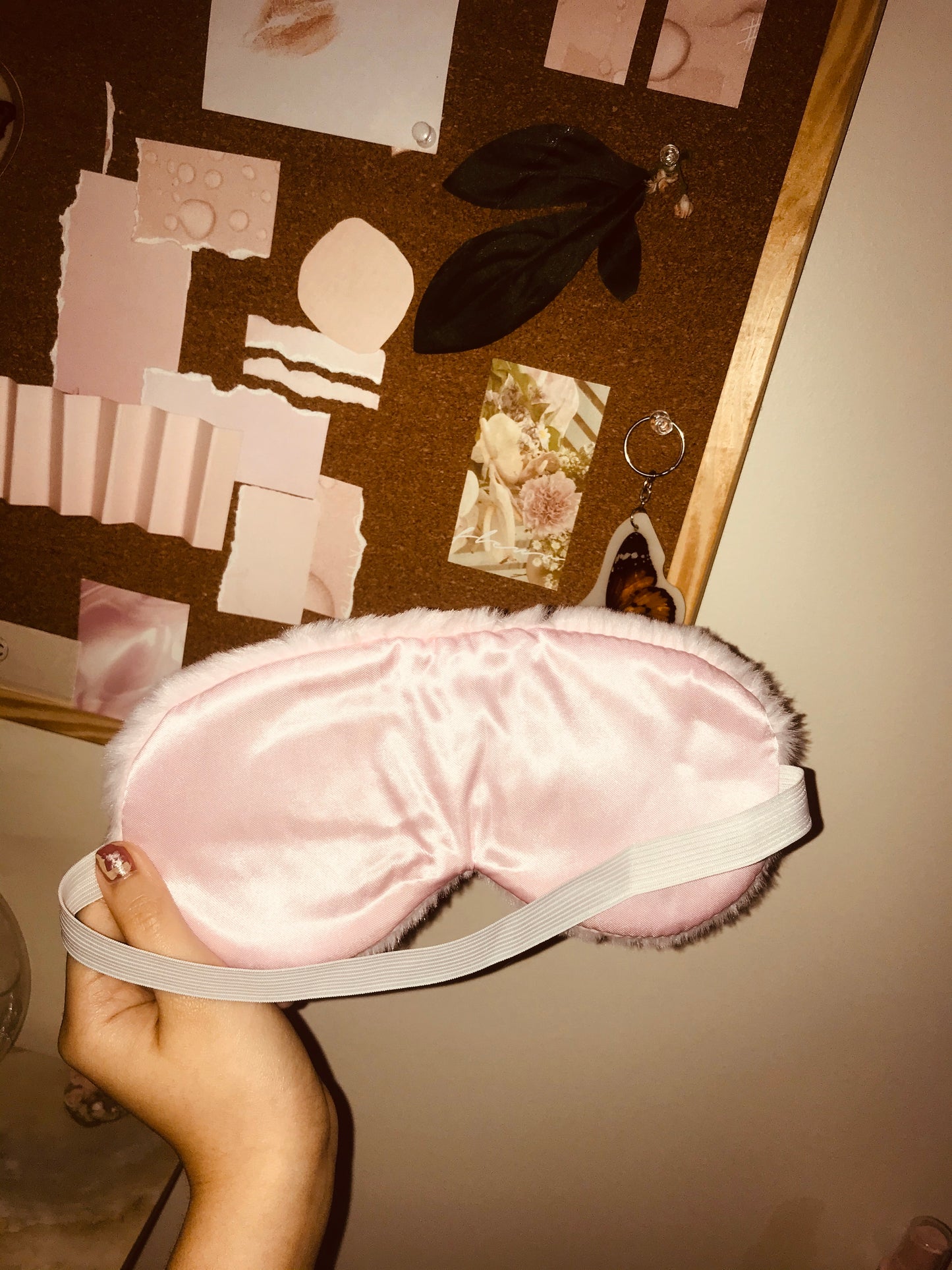 fluffy sleeping eye mask