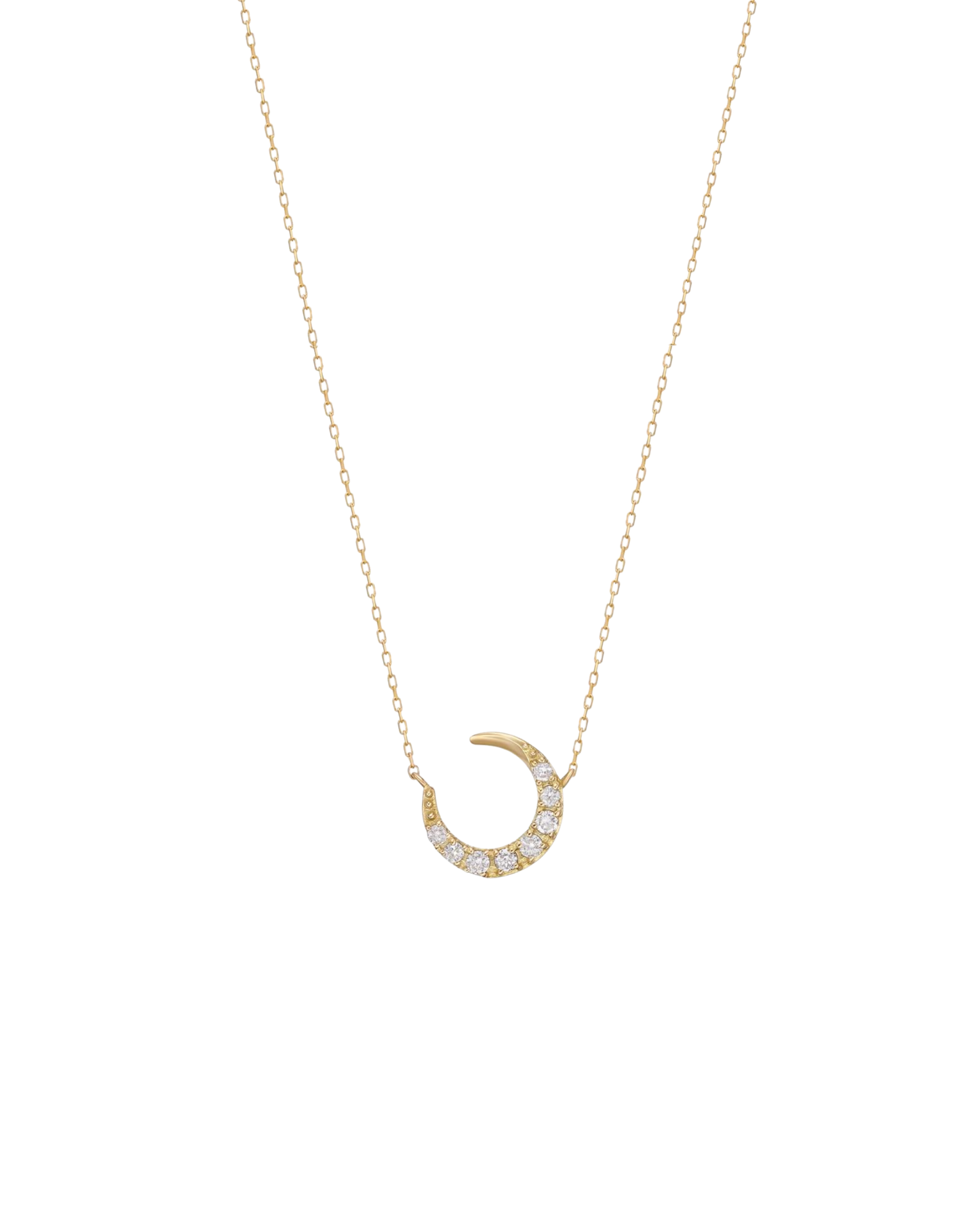 18K moitié diamond necklace