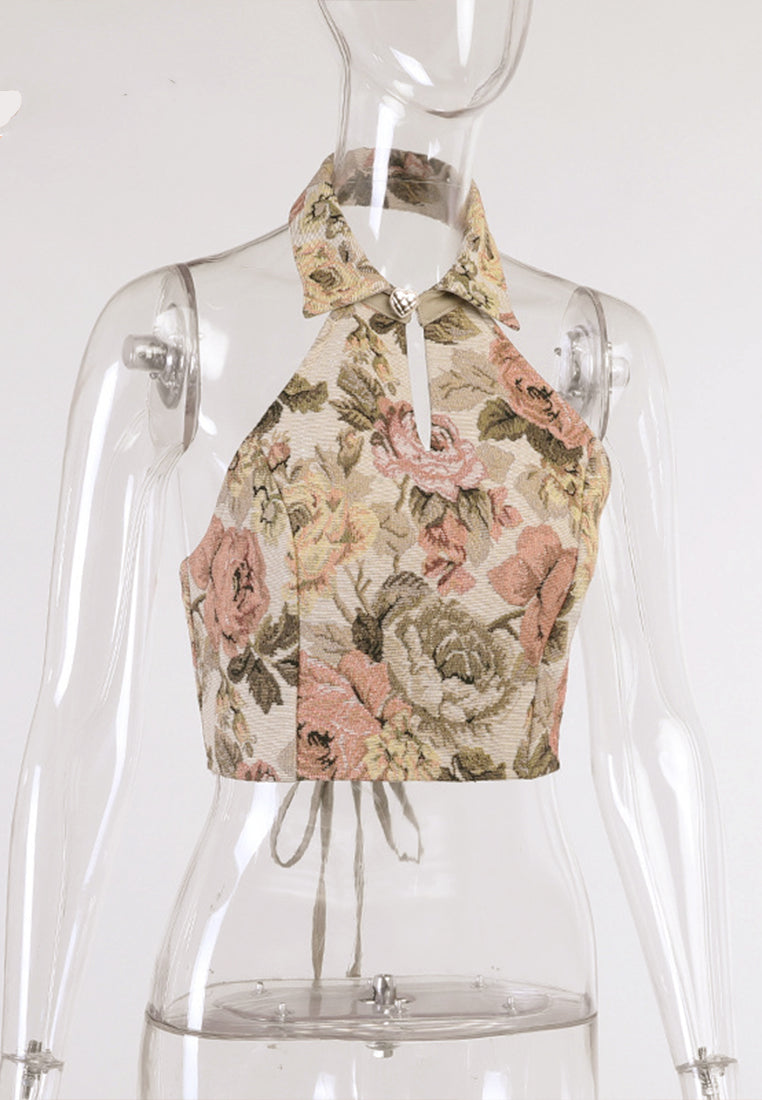 fiori halter top
