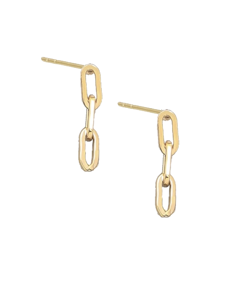 18K daffodil dangles
