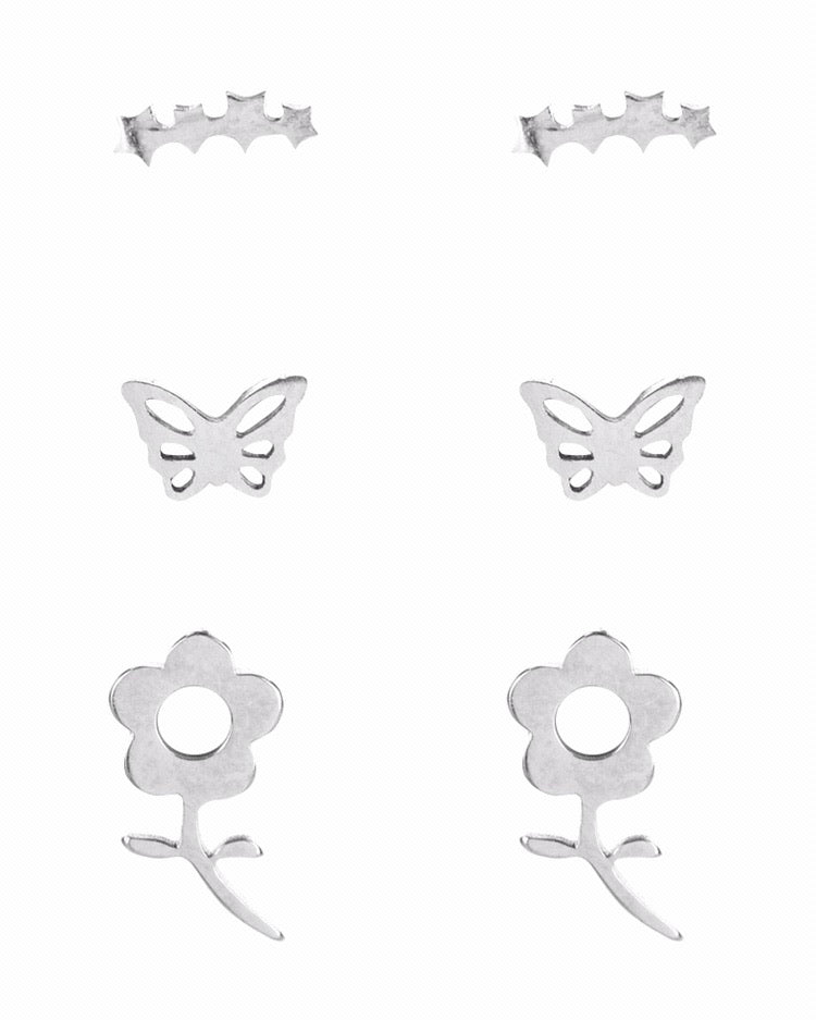 blanche garden · tiny triplets set