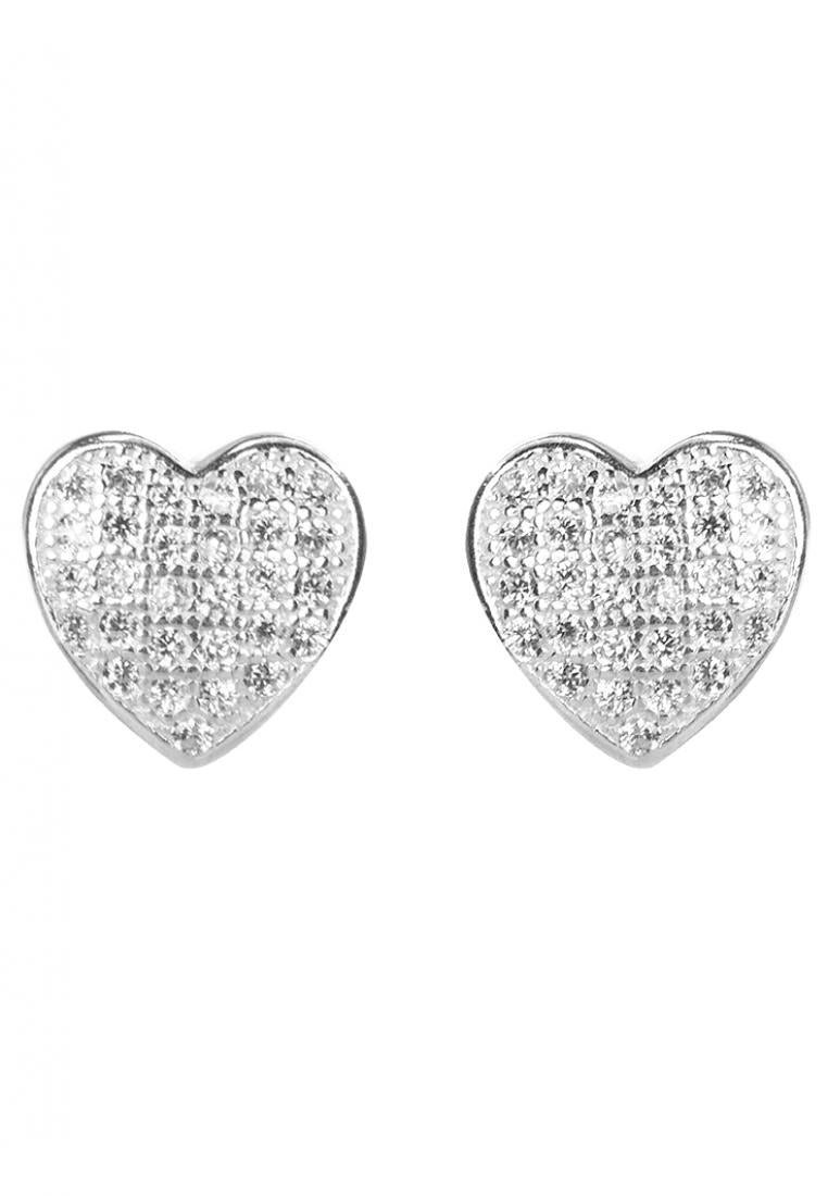 S925 cœur heart studs