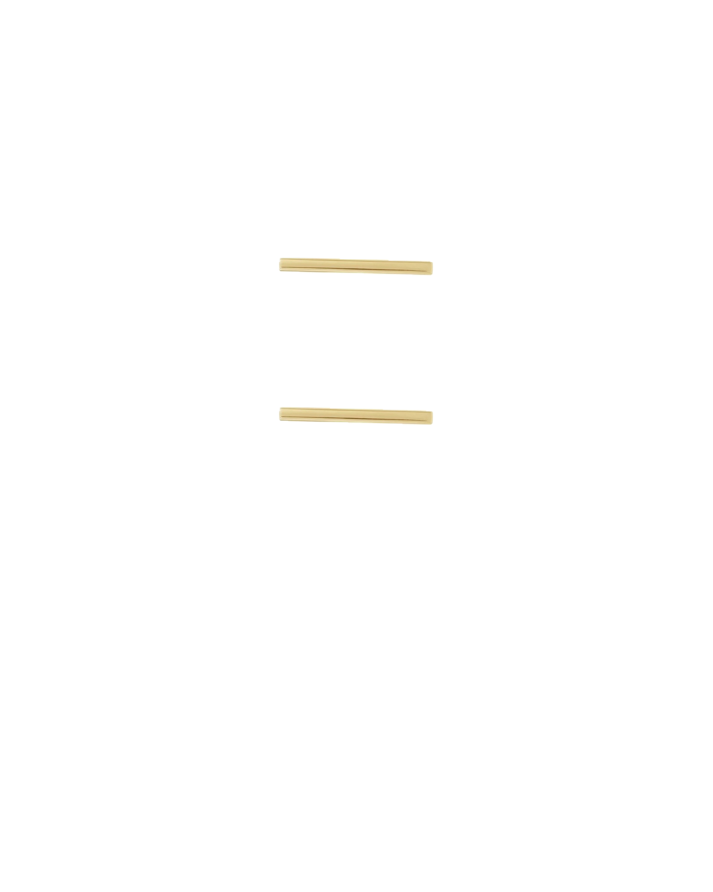 18K ligne studs · classique