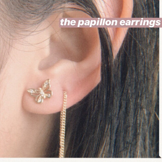 the Papillon earrings