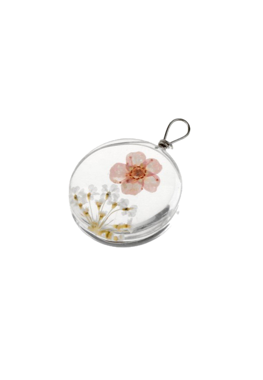 preserved petals pendant