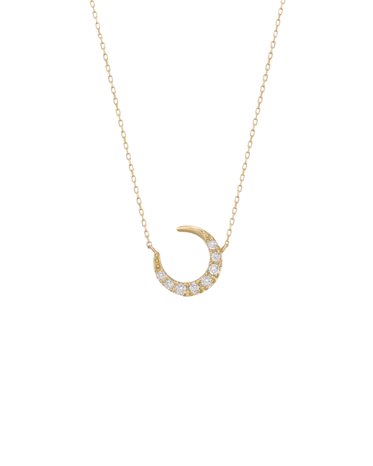 18K moitié diamond necklace