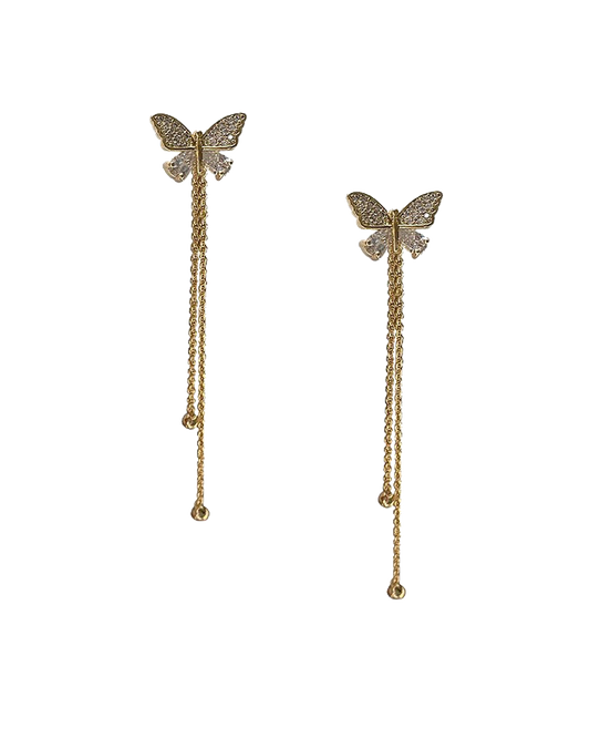 papillon detachable dangle studs