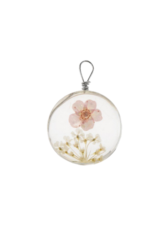 preserved petals pendant