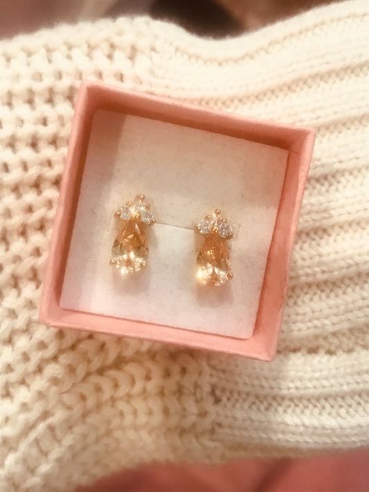 the pear-cut citrine