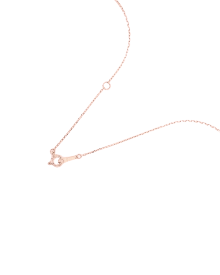 18K cœur rosé pearl