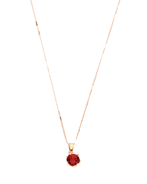 tiny orbit invisible necklace · birthstones