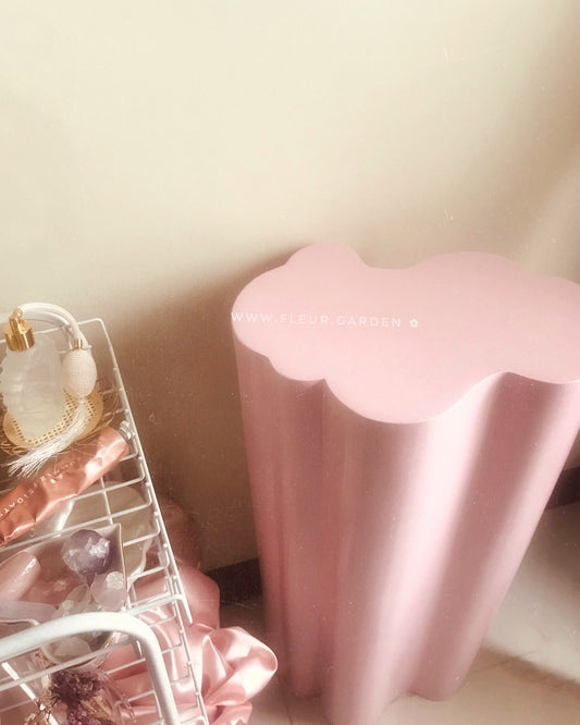 petal pedestal · powder pink