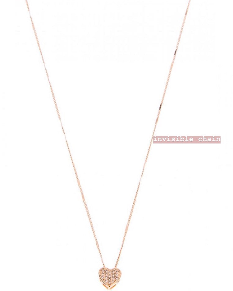 cœur tiny heart necklace