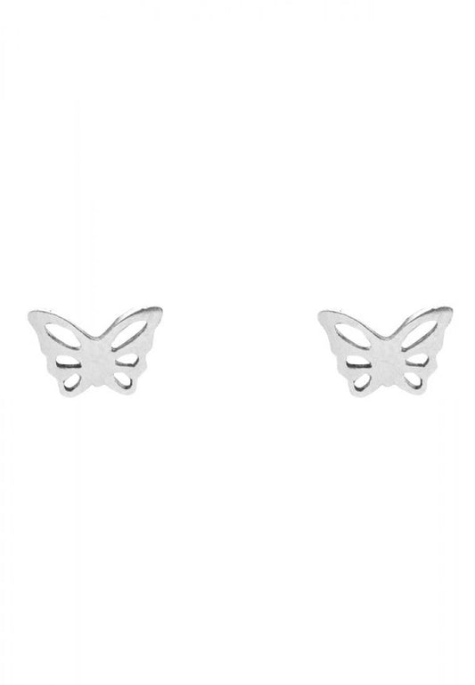 blanche papillon · tiny stud