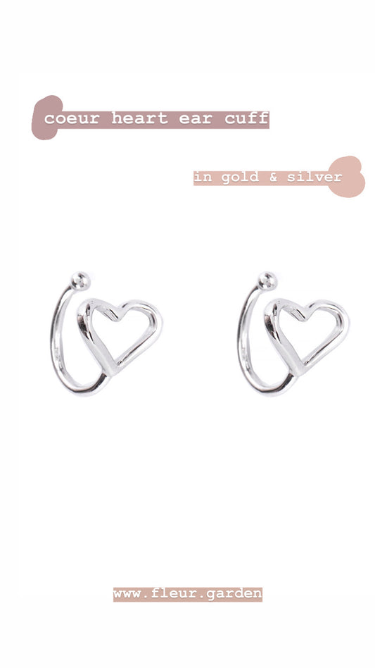 coeur heart ear cuff