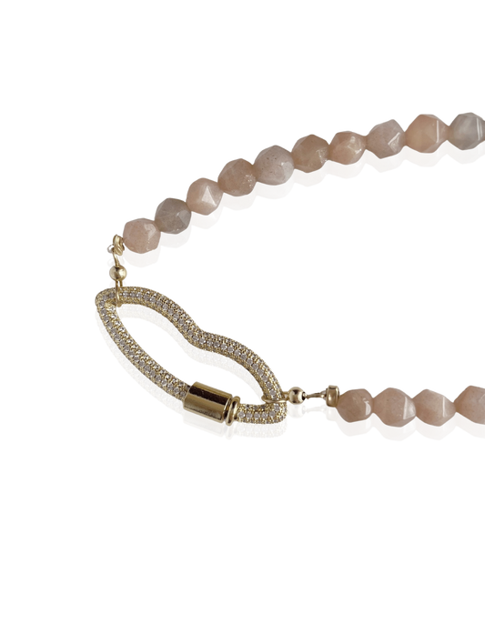 bisous choker · gemstone