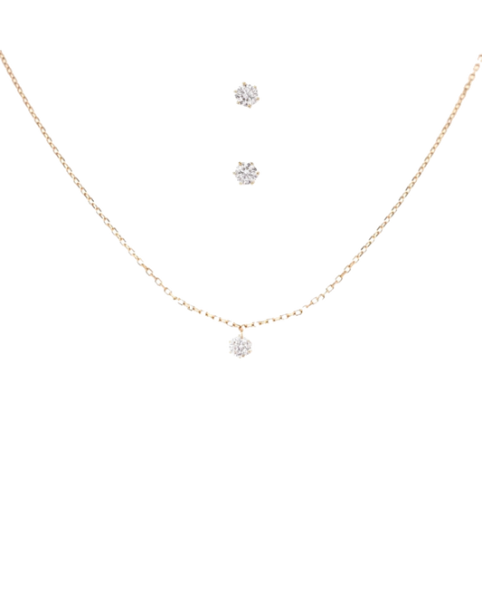 18K une diamond set · adjustable